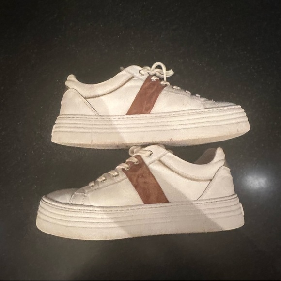 Nero Giardini Italy White and Brown full leather Sneakers - Picture 4 of 6